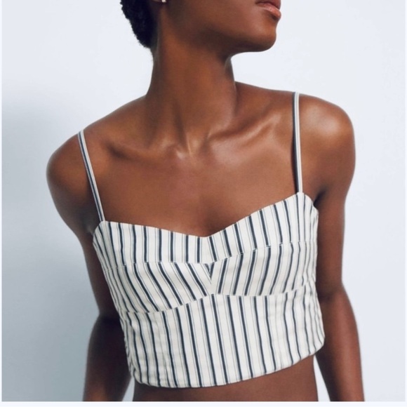 Theory bustier stripe top - Picture 2 of 11